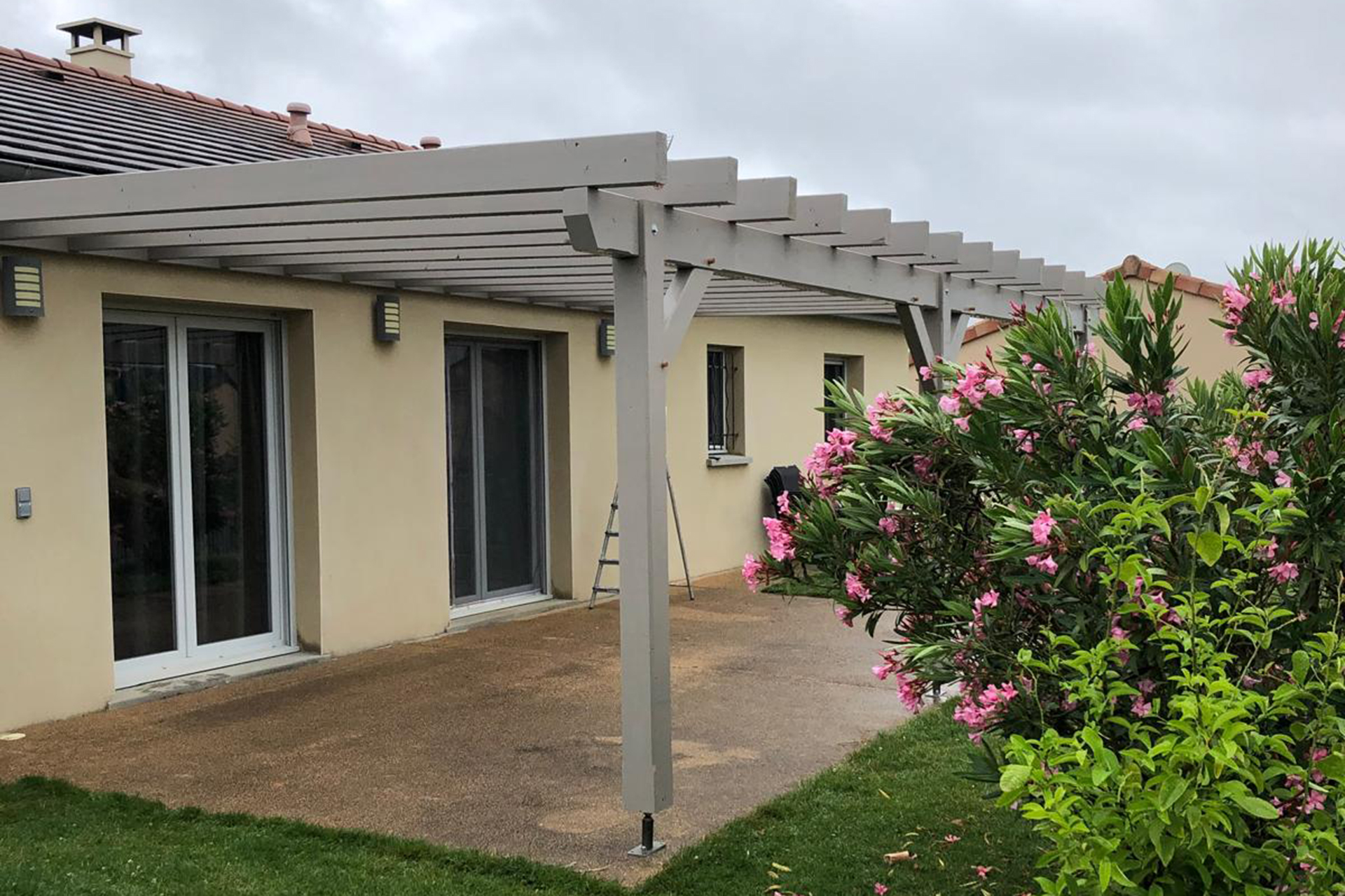 Bureau d'études structures bois pergola